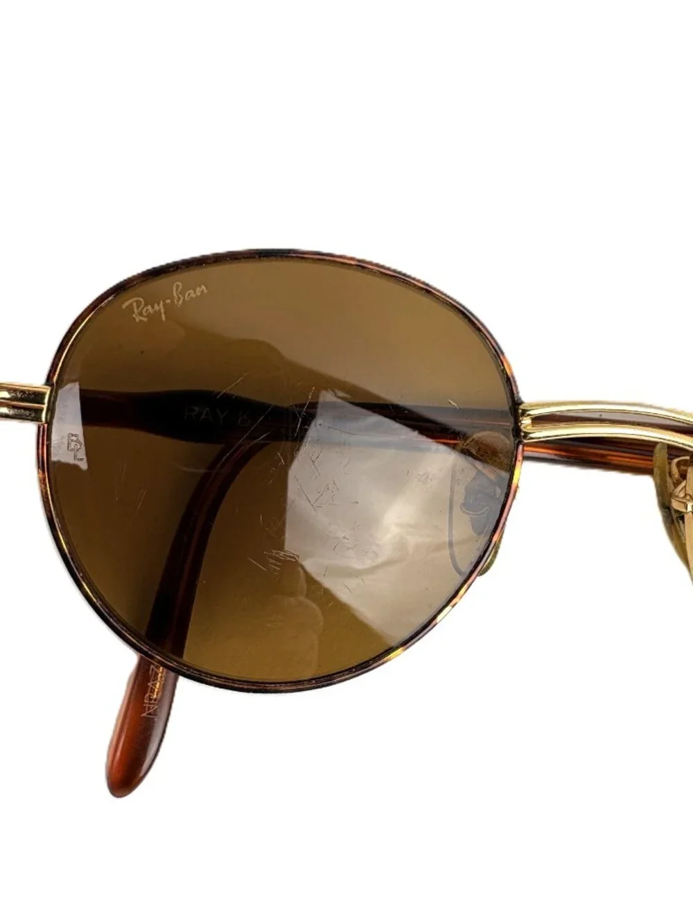Authentic 90s Ray-Ban B&L Gold-Plated Wire Frame Sunglasses – Retro Oval